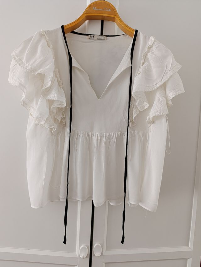 Blusa Blanca - Zara