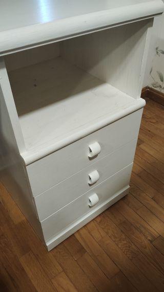 Escritorio blanco madera