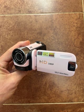 Cámara de video vintage digital estilo nueva