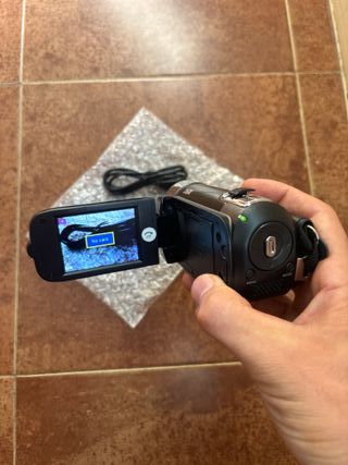 Cámara de video vintage digital estilo nueva