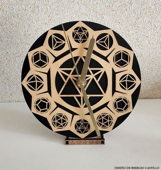 Reloj sólidos Platónicos