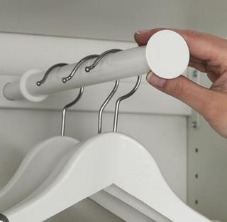 Barra perchero PAX Ikea - Blanca