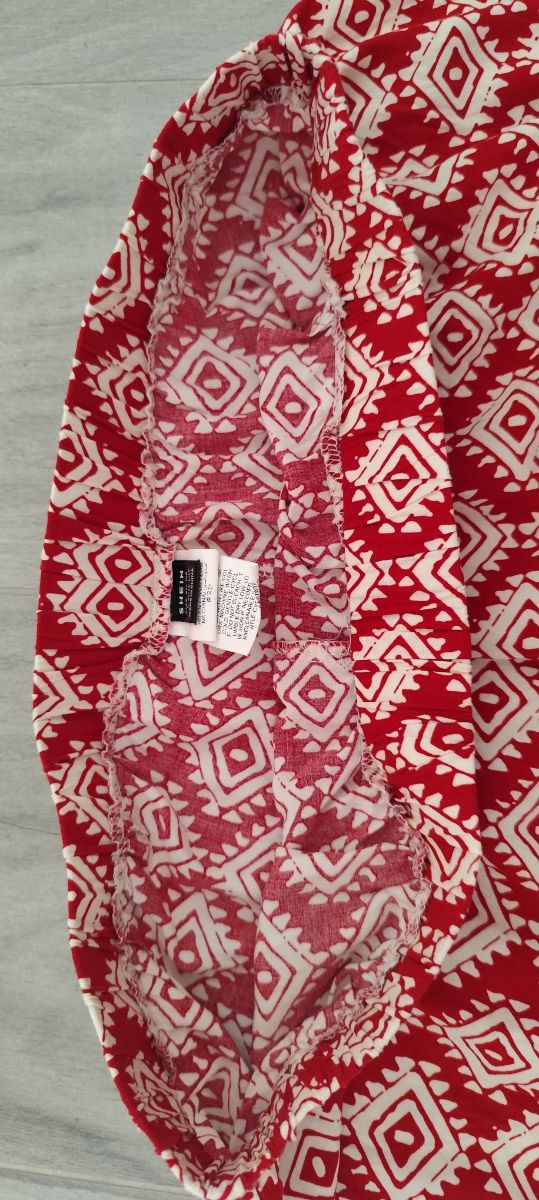 Shorts rojos estampados SHEIN