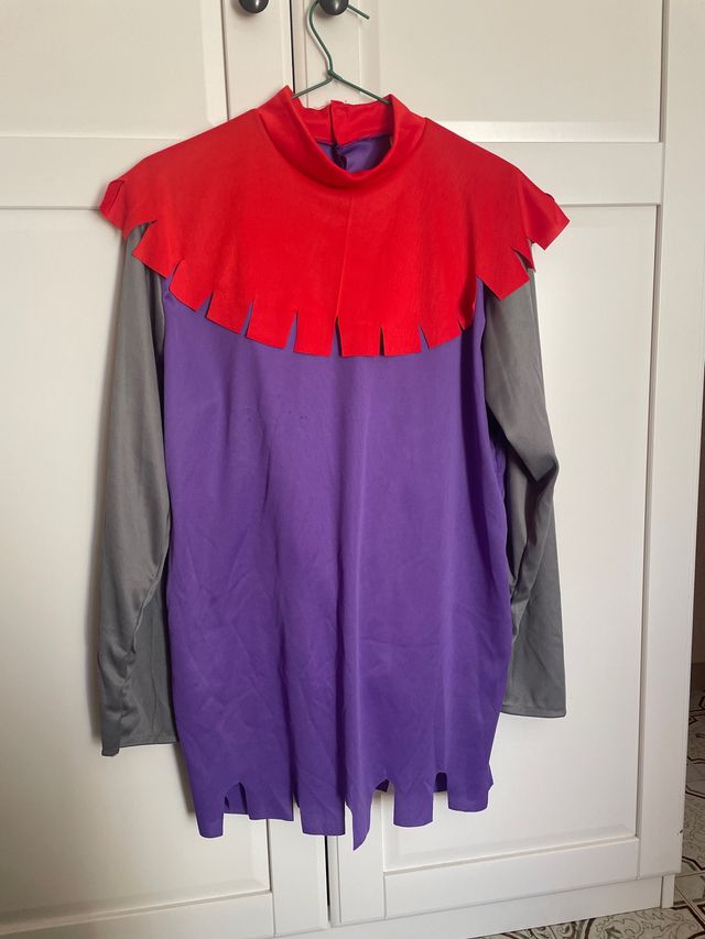 Disfraz Juglar Medieval - Rojo y Morado