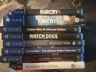 7 Juegos PS4 - Variados, PAL/ES