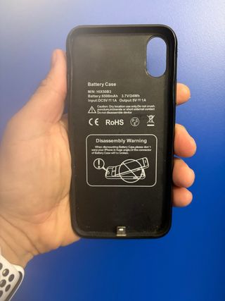 Custodia con batteria per iPhone XS - 6500 mAh