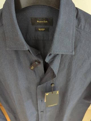 Camisa Massimo Dutti azul
