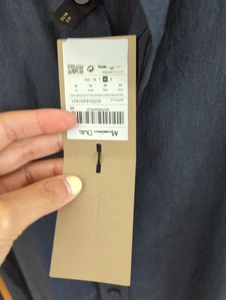 Camisa Massimo Dutti azul