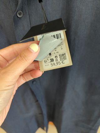 Camisa Massimo Dutti azul