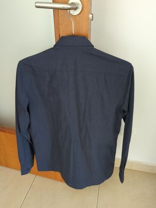 Camisa Massimo Dutti azul