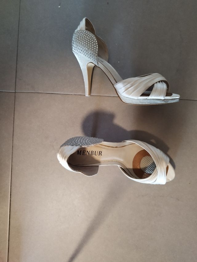 Tacones Plataforma 39 - Blancos