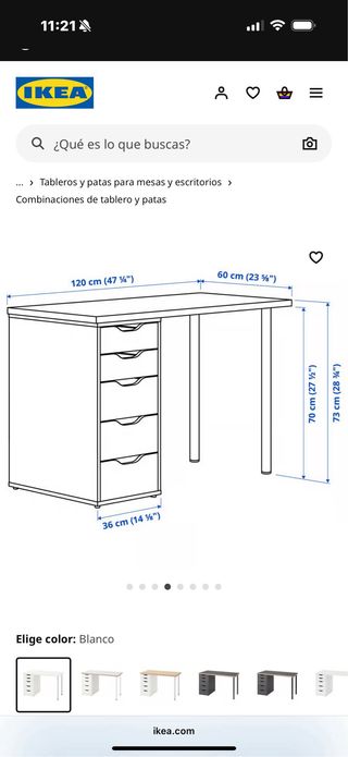 Escritorio Ikea blanco