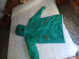 Parka verde mujer