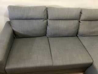 Sofá 3 plazas IKEA chaise-longue gris