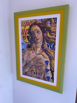 Quadro stile street art Venere del Botticelli