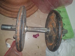Mancuernas 2x2.5kg - usadas