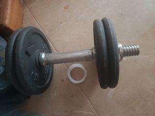 Mancuernas 2x2.5kg - usadas