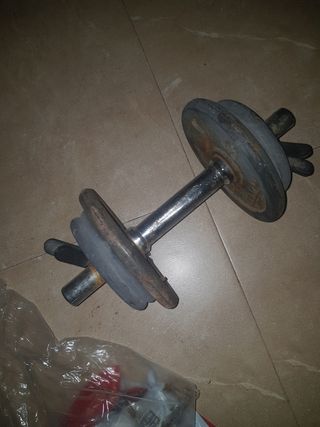 Mancuernas 2x2.5kg - usadas