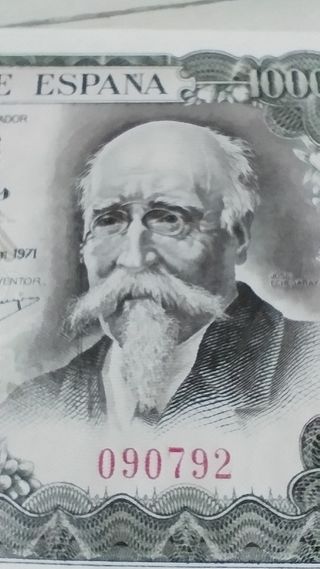 Billete 1000 Ptas. España 1971