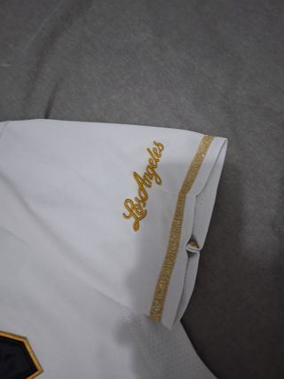 Camiseta Dodgers Nike | Blanca y dorada