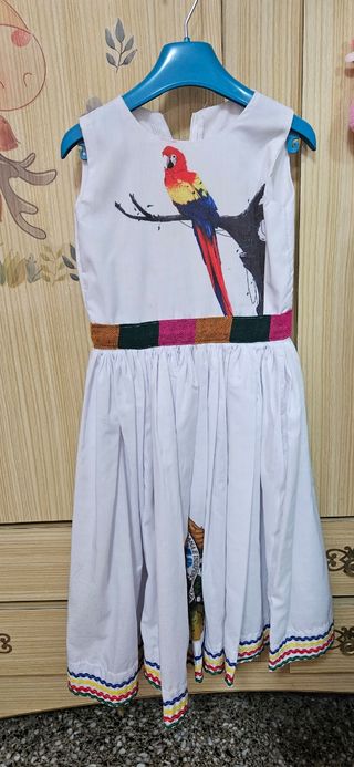 Vestido hondureño niña de 4 a 5 años 