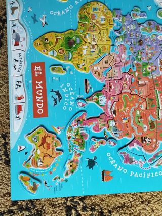 Puzzle Mapa Mundi Janod