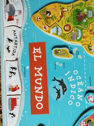Puzzle Mapa Mundi Janod
