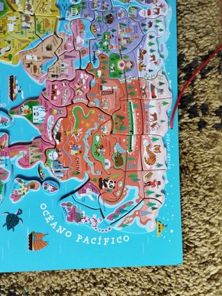 Puzzle Mapa Mundi Janod