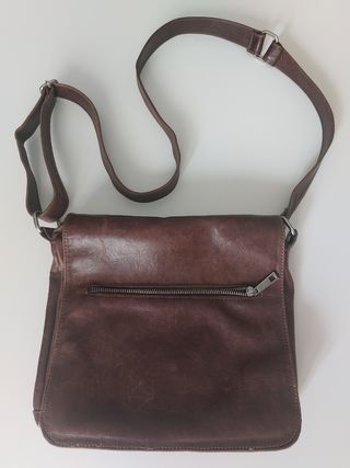 Borsello marrone in pelle