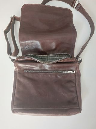 Borsello marrone in pelle