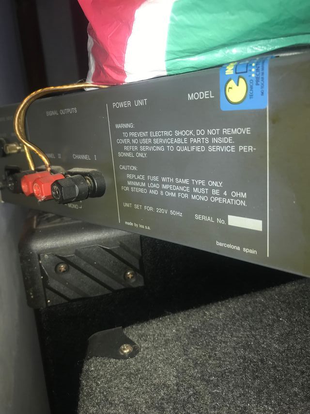 Altavoces FANE + Etapa Ecler (3a foto)