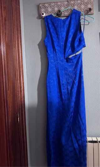 Vestido Zara azul largo XS