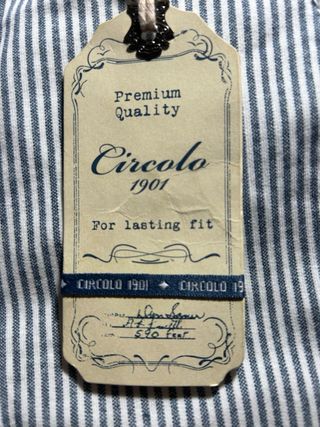 Shorts Circolo 1901 blu a righe
