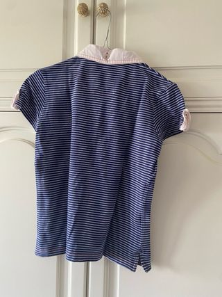 Polo rayas azul-blanco