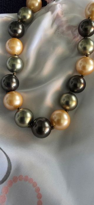 Collar y pendientes PERLDOR