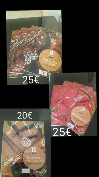 Venta libros 3° ESO 