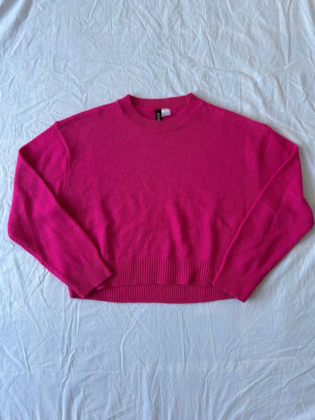Maglione rosa crop XS donna