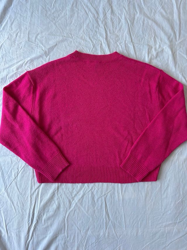 Maglione rosa crop XS donna