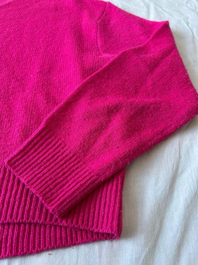 Maglione rosa crop XS donna
