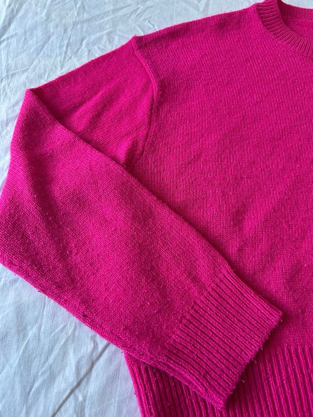 Maglione rosa crop XS donna