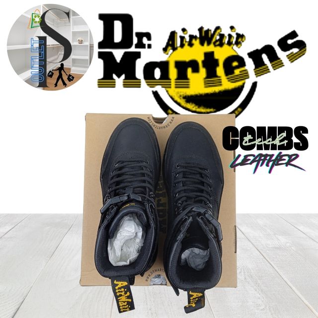 Botas Dr Martens Combs Tech Wyoming negras piel