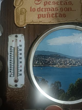 Colgador Llaves Retro - Madera Metal