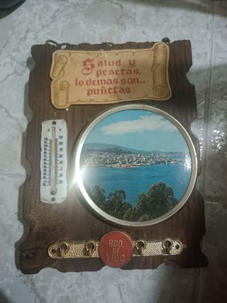 Colgador Llaves Retro - Madera Metal