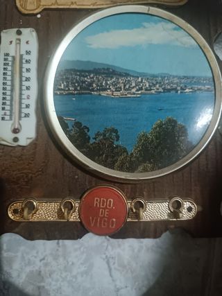 Colgador Llaves Retro - Madera Metal