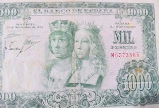 Banconota 1000 Peseta Spagna 1957