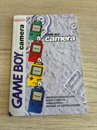 Manual para Game Boy Camera 