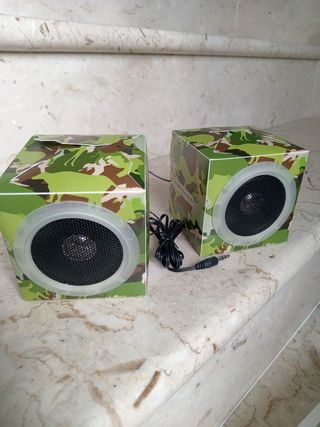 Mini casse audio camouflage