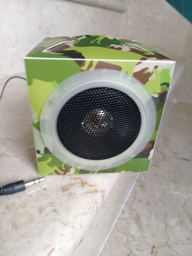 Mini casse audio camouflage