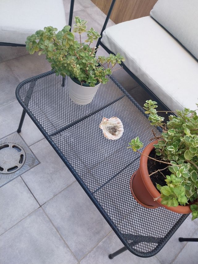 Conjunto jardín - Mesa+2 sillones