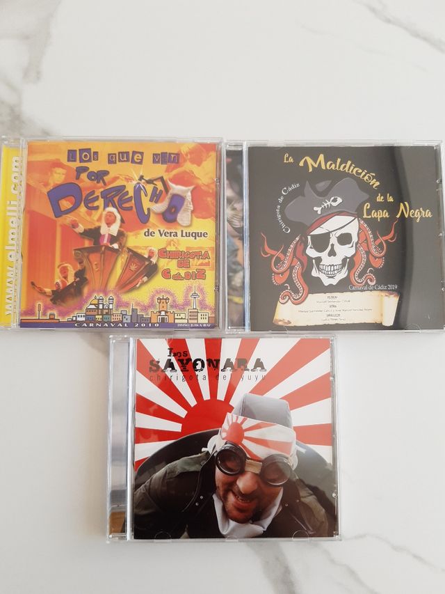 CDs Carnaval Cádiz: 3 chirigotas